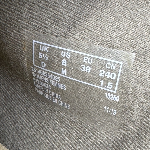 Clarks ANNADEL JOY Sandals croc embossed nubuck cork wrap cushioned 2.95” 8 M - Picture 10 of 11